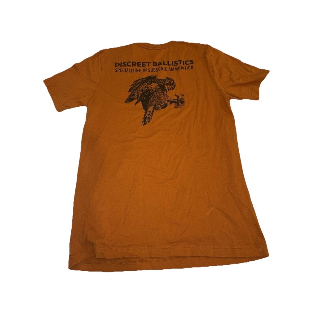 Discrete Ballistics Men's T-shirt Size Medium USA Military Ammunition Orange - Picture 8 of 8